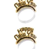 2 Diadèmes Happy New Year Or Et Noir -Smiffys Soldes Boutique 2 diademes happy new year or et noir