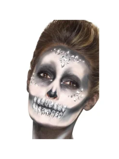 Smiffys Autocollants Bijoux Argentés Pour Visage