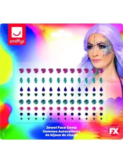 Smiffys Autocollants Bijoux Multicolores Pour Visage 7 Smiffys Autocollants Bijoux Multicolores Pour Visage -Smiffys Soldes Boutique autocollants bijoux multicolores pour visage 2
