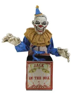Automate Halloween Clown Dans Boite à Musique - 2.10m