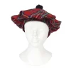 Béret écossais Tartan Rouge Pour Homme Et Femme 2 Béret écossais Tartan Rouge Pour Homme Et Femme -Smiffys Soldes Boutique beret ecossais tartan rouge pour homme et femme