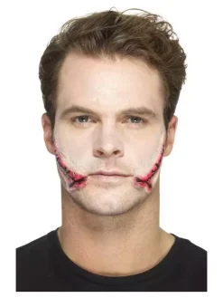 Smiffys Bouche Cousue En Latex (prothèse Avec Adhésif) -Smiffys Soldes Boutique bouche cousue en latex prothese avec adhesif 4