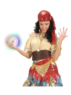 WIDMANN Boule De Cristal Lumineuse 12.5 Cm -Smiffys Soldes Boutique boule de cristal lumineuse 125 cm 2