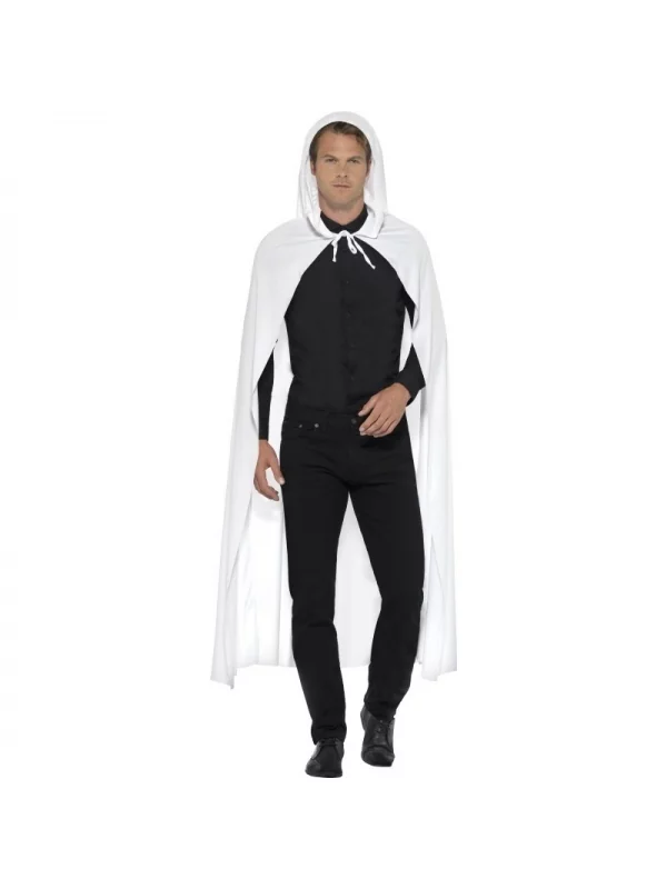 Smiffys Cape Blanche à Capuche 3 Smiffys Cape Blanche à Capuche