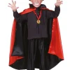 Cape Enfant Réversible Rouge Et Noire
