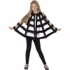 Smiffys Cape Enfant Toile D'araignée Ajourée Noire -Smiffys Soldes Boutique cape enfant toile d araignee ajouree noire