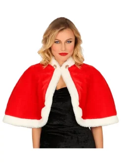 WIDMANN Cape Mère Noël En Peluche -Smiffys Soldes Boutique cape mere noel en peluche 2