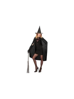 WIDMANN Cape Noire Adulte 120 Cm -Smiffys Soldes Boutique cape noire adulte 120 cm 1