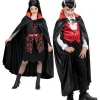 WIDMANN Cape Noire Avec Col Rouge En Satin Enfant 110 Cm -Smiffys Soldes Boutique cape noire avec col rouge en satin enfant 110 cm