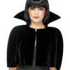 Smiffys Cape Noire De Reine Maléfique -Smiffys Soldes Boutique cape noire de reine malefique