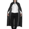 Smiffys Cape Vampire Noire Avec Capuche (Mixte) -Smiffys Soldes Boutique cape vampire noire avec capuche mixte