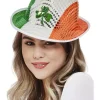 Smiffys Chapeau à Paillettes Drapeau Irlandais -Saint-Patrick