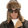 WIDMANN Chapeau Aviateur Adulte Avec Fausse Fourrure -Smiffys Soldes Boutique chapeau aviateur adulte avec fausse fourrure