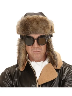 WIDMANN Chapeau Aviateur Adulte Avec Fausse Fourrure