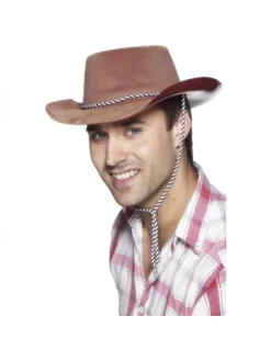 Smiffys Chapeau Cow-boy Adulte Avec Cordelette
