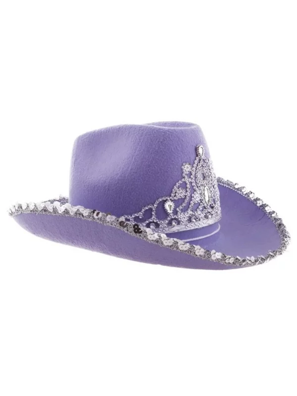 Chapeau Cowboy Avec Diadème, Femme - 6 Couleurs Au Choix 4 Chapeau Cowboy Avec Diadème, Femme - 6 Couleurs Au Choix – Image 2