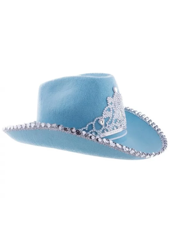 Chapeau Cowboy Avec Diadème, Femme - 6 Couleurs Au Choix 5 Chapeau Cowboy Avec Diadème, Femme - 6 Couleurs Au Choix – Image 3