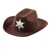 WIDMANN Chapeau De Cowboy Marron, Garçon -Smiffys Soldes Boutique chapeau de cowboy marron garcon