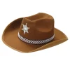 WIDMANN Chapeau De Shérif Adulte, Noir Ou Marron -Smiffys Soldes Boutique chapeau de sherif adulte noir ou marron