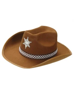 WIDMANN Chapeau De Shérif Adulte, Noir Ou Marron