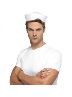 Smiffys Chapeau Marin Blanc