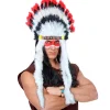 Coiffe Plumes, Chef Indien -Smiffys Soldes Boutique coiffe plumes chef indien