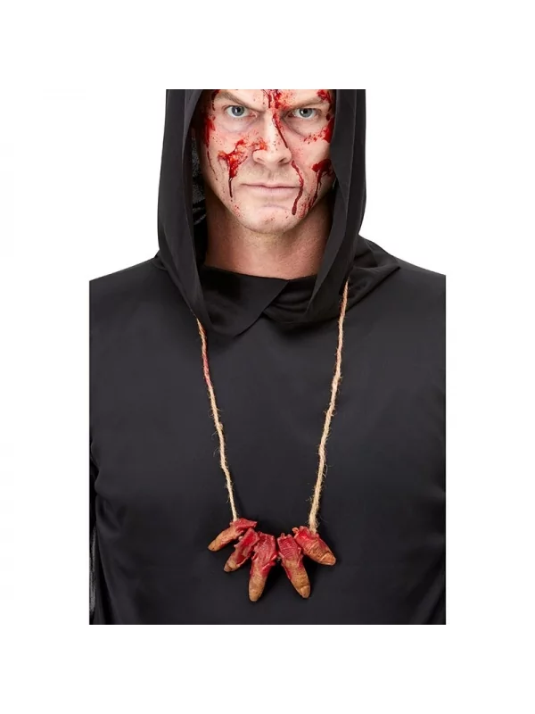 Smiffys Collier Doigts Coupés- Latex 3 Smiffys Collier Doigts Coupés- Latex