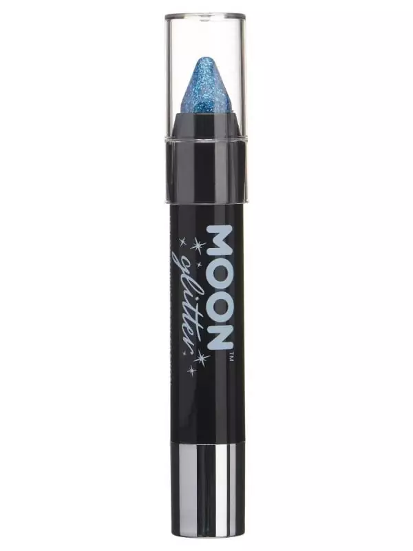 Smiffys Crayon Pour Le Corps à Paillettes Holographiques Bleu– Moon Glitter, 3,5g 3 Smiffys Crayon Pour Le Corps à Paillettes Holographiques Bleu– Moon Glitter, 3,5g