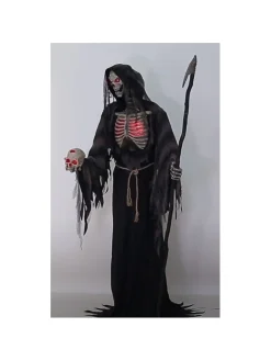 Décoration D'Halloween Avec Faucheuse Animée De 2,15m 8 Décoration D'Halloween Avec Faucheuse Animée De 2,15m -Smiffys Soldes Boutique decoration d halloween avec faucheuse animee de 215m 2