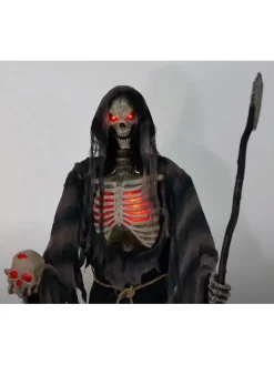 Décoration D'Halloween Avec Faucheuse Animée De 2,15m 9 Décoration D'Halloween Avec Faucheuse Animée De 2,15m -Smiffys Soldes Boutique decoration d halloween avec faucheuse animee de 215m 3