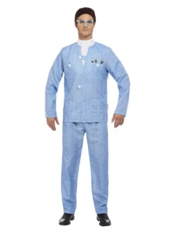 Smiffys Déguisement Brains Thunderbirds, Bleu (Veste, Pantalon, Perruque Et Lunettes) -Smiffys Soldes Boutique deguisement brains thunderbirds bleu veste pantalon perruque et lunettes 1