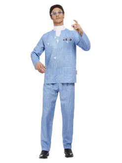 Smiffys Déguisement Brains Thunderbirds, Bleu (Veste, Pantalon, Perruque Et Lunettes) -Smiffys Soldes Boutique deguisement brains thunderbirds bleu veste pantalon perruque et lunettes 2