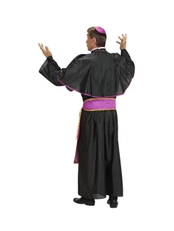 WIDMANN Déguisement Cardinal Homme Noir Et Violet -Smiffys Soldes Boutique deguisement cardinal homme noir et violet 2