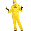 WIDMANN Déguisement Chimiste/Risque Toxique Jaune Homme 1 WIDMANN Déguisement Chimiste/Risque Toxique Jaune Homme -Smiffys Soldes Boutique deguisement chimisterisque toxique jaune homme