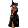 WIDMANN Déguisement De Sorcière Fille Noir Et Orange (robe Longue Et Chapeau) -Smiffys Soldes Boutique deguisement de sorciere fille noir et orange robe longue et chapeau