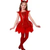 WIDMANN Déguisement Démon Fillette Rouge (robe Tutu, Serre-tête-cornes) -Smiffys Soldes Boutique deguisement demon fillette rouge robe tutu serre tete cornes