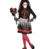 WIDMANN Déguisement Dia De Los Muertos, Fille Rouge Et Noir (robe, Voile Fleuri) 2 WIDMANN Déguisement Dia De Los Muertos, Fille Rouge Et Noir (robe, Voile Fleuri) -Smiffys Soldes Boutique deguisement dia de los muertos fille rouge et noir robe voile fleuri