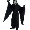 WIDMANN Déguisement Fantôme Noir Homme Avec Masque -Smiffys Soldes Boutique deguisement fantome noir homme avec masque