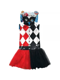 Déguisement Harley Quinn Fille Sous Licence Officielle (robe Tutu & Masque) -Smiffys Soldes Boutique deguisement harley quinn fille sous licence officielle robe tutu masque 3