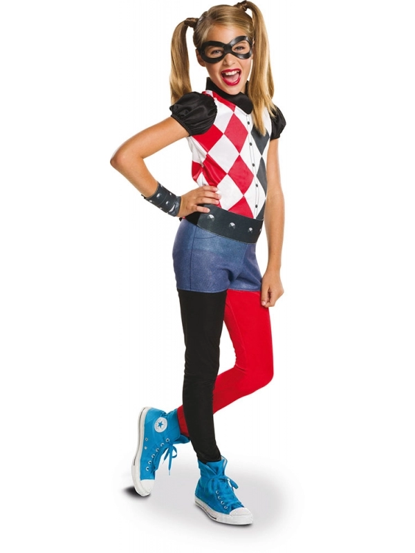 Déguisement Harley Quinn Super Héros Classique 3/4 Ans 4 Déguisement Harley Quinn Super Héros Classique 3/4 Ans – Image 2
