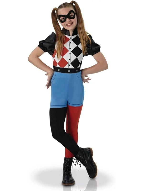 Déguisement Harley Quinn Super Héros Classique 3/4 Ans 3 Déguisement Harley Quinn Super Héros Classique 3/4 Ans