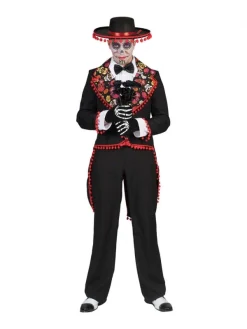 Déguisement Jour Des Morts Homme (chemise Et Queue De Pie)