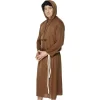 Smiffys Déguisement Moine Marron Homme (Soutane Avec Capuche, Ceinture) -Smiffys Soldes Boutique deguisement moine marron homme soutane avec capuche ceinture