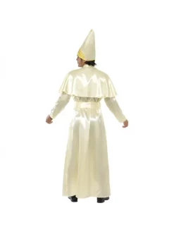 Smiffys Déguisement Pape Homme (soutane, écharpe, Coiffe, Collier, Cape) -Smiffys Soldes Boutique deguisement pape homme soutane echarpe coiffe collier cape 1