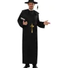 WIDMANN Déguisement Prêtre Homme (soutane, Collier Avec Croix) -Smiffys Soldes Boutique deguisement pretre homme soutane collier avec croix