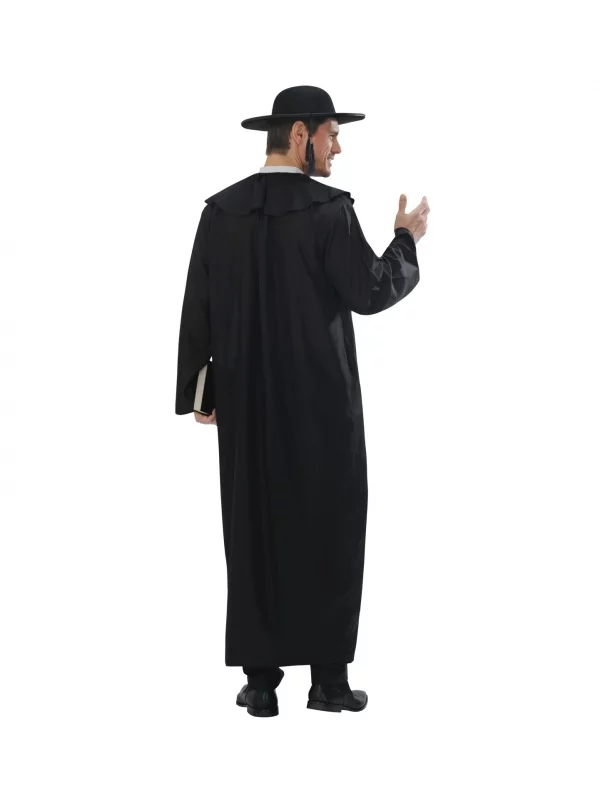 WIDMANN Déguisement Prêtre Homme (soutane, Collier Avec Croix) 5 WIDMANN Déguisement Prêtre Homme (soutane, Collier Avec Croix) – Image 3