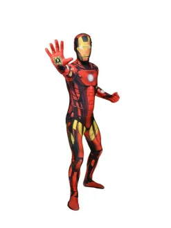 Marvel Déguisement Seconde Peau Iron Man (Homme) -Smiffys Soldes Boutique deguisement seconde peau iron man homme 2
