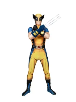 Marvel Déguisement Seconde Peau Wolverine (Homme) -Smiffys Soldes Boutique deguisement seconde peau wolverine homme 2