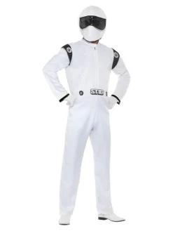 Smiffys Déguisement Stig De Top Gear Blanc Homme (combinaison, Casque Intégral)