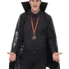 Smiffys Déguisement Vampire Cape Noire Homme (cape Pvc) 1 Smiffys Déguisement Vampire Cape Noire Homme (cape Pvc) -Smiffys Soldes Boutique deguisement vampire cape noire homme cape pvc